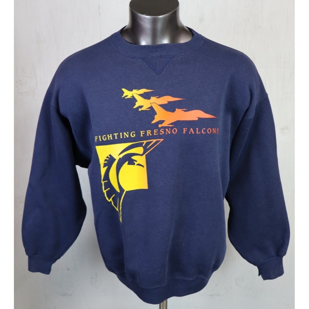 Vintage‎ Fresno Fighting Falcons Hockey 1997 Hanes USA Made Sweatshirt Size XL